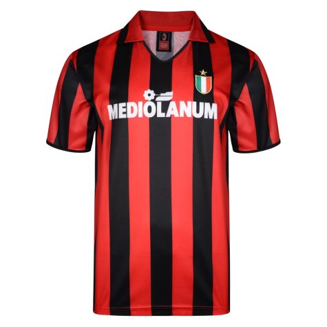 Tailandia Camiseta AC Milan 1ª Retro 1988 Rojo